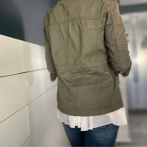 Military Jacket with Eyelet detail small - Picture 7 of 13